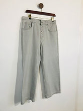 Load image into Gallery viewer, Massimo Dutti Women&#39;s Wide Leg Jeans | EU40 UK12 | Grey
