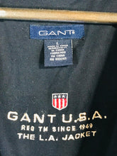 Load image into Gallery viewer, Gant Men&#39;s Zip Bomber Jacket | L | Blue
