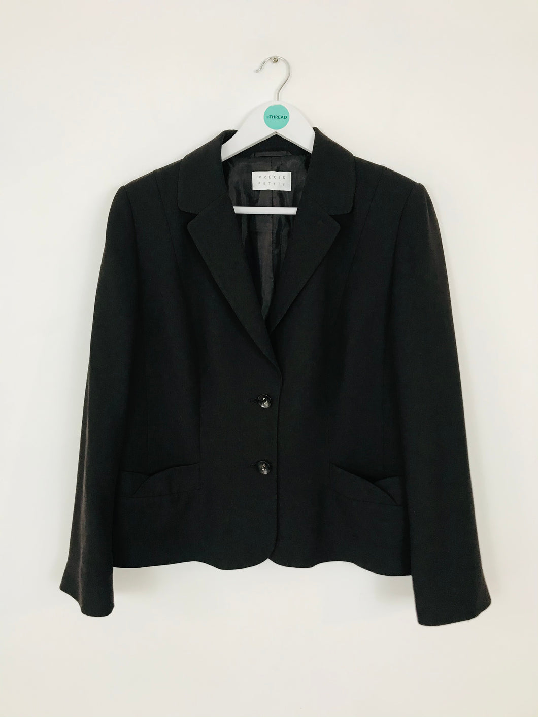 Precis Petite Women’s Fitted Blazer Suit Jacket | UK16 | Brown