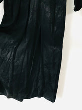 Load image into Gallery viewer, Topshop Women’s Long Sleeve Maxi Wrap Dress | UK14 Petite | Black
