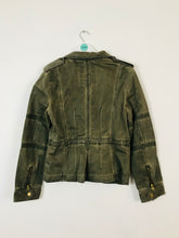 Load image into Gallery viewer, Zadig &amp; Voltaire Womens Military Jacket | L | Khaki Green

