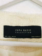 Load image into Gallery viewer, Zara Women’s Lightweight Woven Overcoat | L UK14 | Cream
