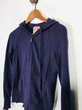 Load image into Gallery viewer, Juicy Couture Women&#39;s Cashmere Zip Cardigan | S UK8 | Purple
