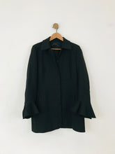 Load image into Gallery viewer, Zara Women&#39;s Longline Bell Sleeve Blazer Jacket | L UK14 | Black
