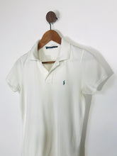 Load image into Gallery viewer, Ralph Lauren Women&#39;s Cotton Polo Shirt | M UK10-12 | White
