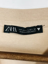 Load image into Gallery viewer, Zara Women&#39;s T-Shirt | L UK14 | Beige
