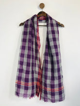 Load image into Gallery viewer, Inoui Women&#39;s Wool Check Gingham Scarf | OS | Multicoloured
