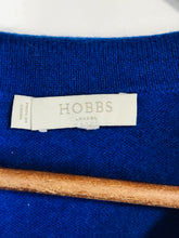 Load image into Gallery viewer, Hobbs Women&#39;s Cashmere Wool Jumper | XL UK16 | Blue
