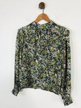 Load image into Gallery viewer, Warehouse Women&#39;s High Neck Loose Fit Blouse  | UK10  | Multicolour
