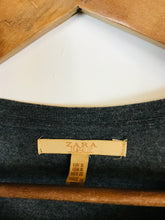 Load image into Gallery viewer, Zara Women&#39;s Embellished T-Shirt | S UK8 | Grey

