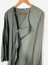 Load image into Gallery viewer, Mint Velvet Women&#39;s Long Sleeve Zip Blouse | UK18 | Grey
