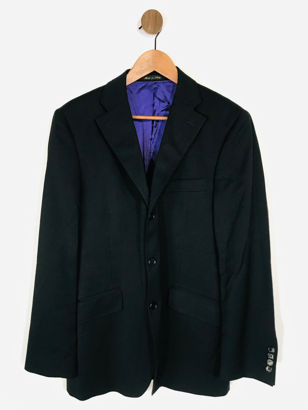 Boateng Men's Wool Smart Blazer Jacket | 48R | Black