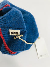 Load image into Gallery viewer, Toast Women&#39;s Wool Beanie Beret Hat NWT | OS | Blue
