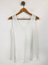 Load image into Gallery viewer, The White Company Women&#39;s Linen Tank Top | M UK10-12 | White
