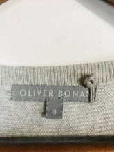 Load image into Gallery viewer, Oliver Bonas Women&#39;s Short Sleeve Jumper | UK8 | Grey
