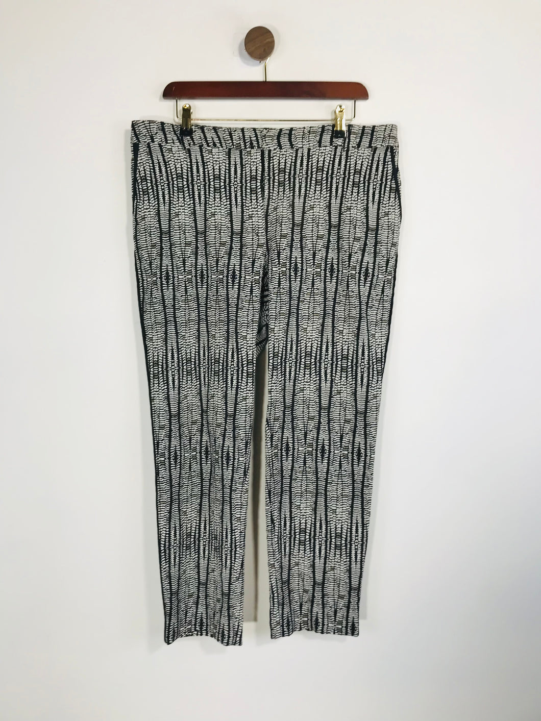Jaeger Women's Cotton Slim Casual Trousers | UK14 | Multicoloured