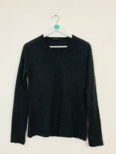 Load image into Gallery viewer, Calvin Klein Womens Knit Long Sleeve V-Neck Top | L | Dark Grey
