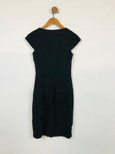 Load image into Gallery viewer, Diane Von Furstenberg Women&#39;s Cap Sleeve Sheath Dress | 2 UK6 | Black
