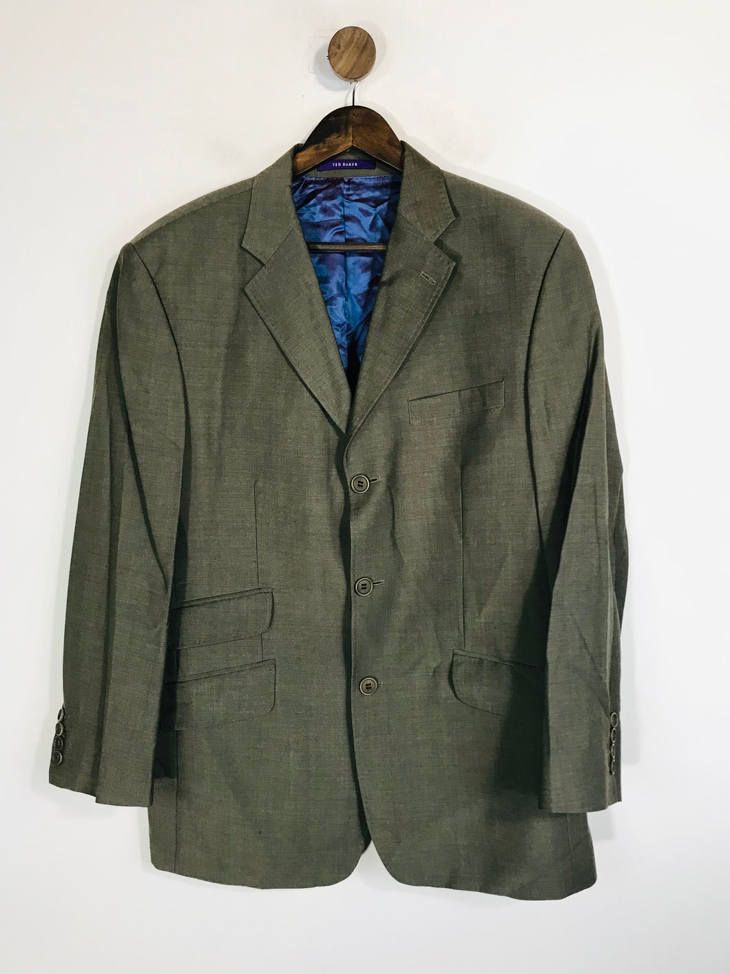 Ted Baker Men's Smart Suit Blazer Jacket | 40 S | Grey