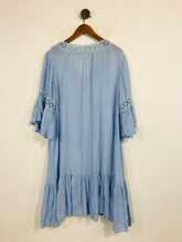Load image into Gallery viewer, John Lewis Women&#39;s Crochet Shift Dress | L UK14 | Blue
