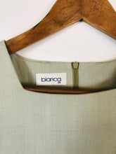 Load image into Gallery viewer, Bianca Women&#39;s Wool Blend Sheath Dress | 38 UK10 | Green
