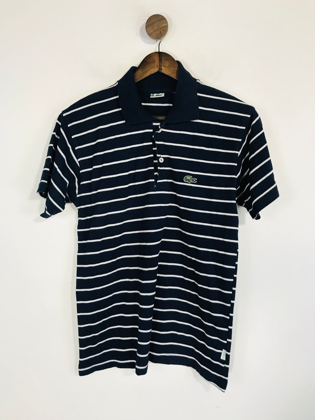 Lacoste Men's Striped Polo Shirt | M | Blue