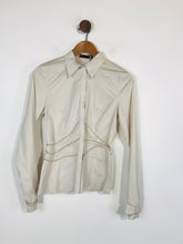 Load image into Gallery viewer, Cop. Copine Women&#39;s Cotton Button-Up Shirt NWT | EU36 UK8 | Beige
