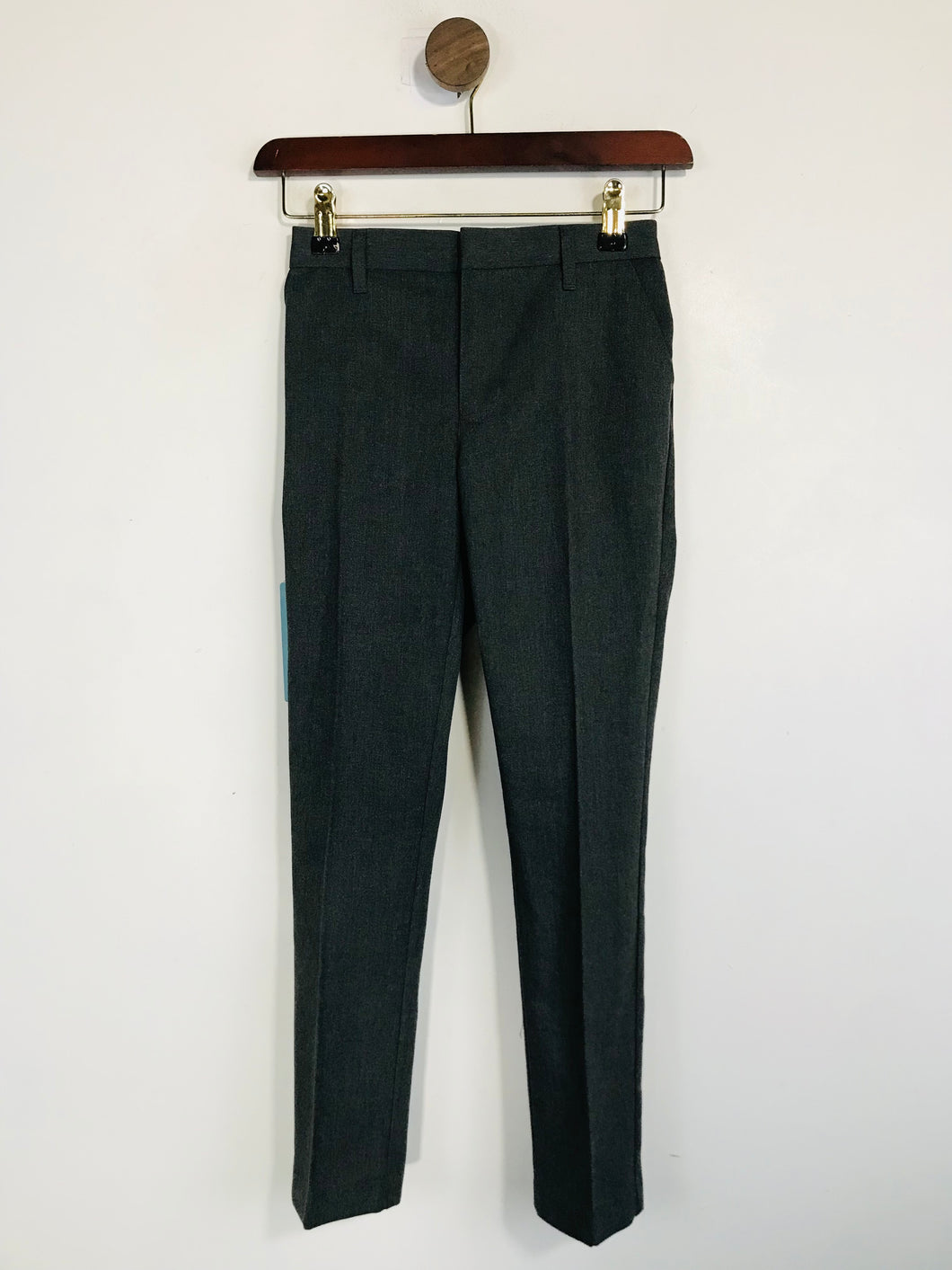 M&S Kid's Slim School Trousers Smart Trousers NWT | 8-9 Years | Grey