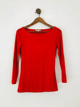 Load image into Gallery viewer, Hobbs Women&#39;s 3/4 Sleeve T-Shirt | XS UK6-8 | Red
