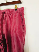 Load image into Gallery viewer, Uniqlo Women&#39;s Striped Sleep Casual Trousers | L UK14 | Red

