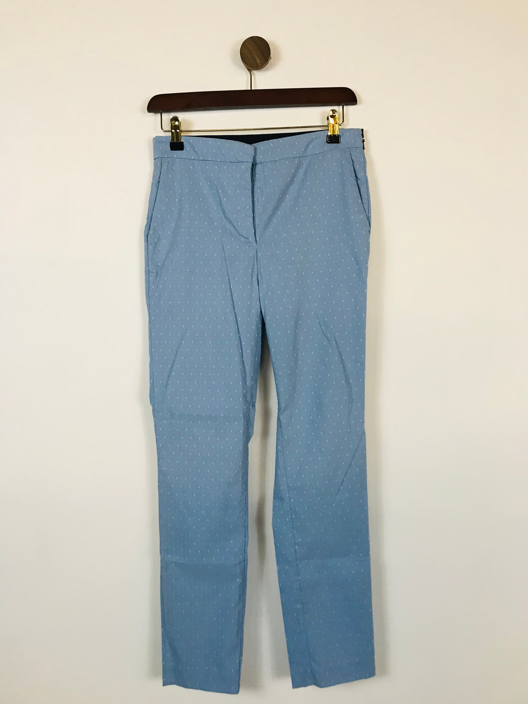 Zara Women's Smart Chinos Trousers | M UK10-12 | Blue