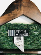 Load image into Gallery viewer, Missoni Sport Women&#39;s Striped Knit Cardigan | IT42 UK10 | Green
