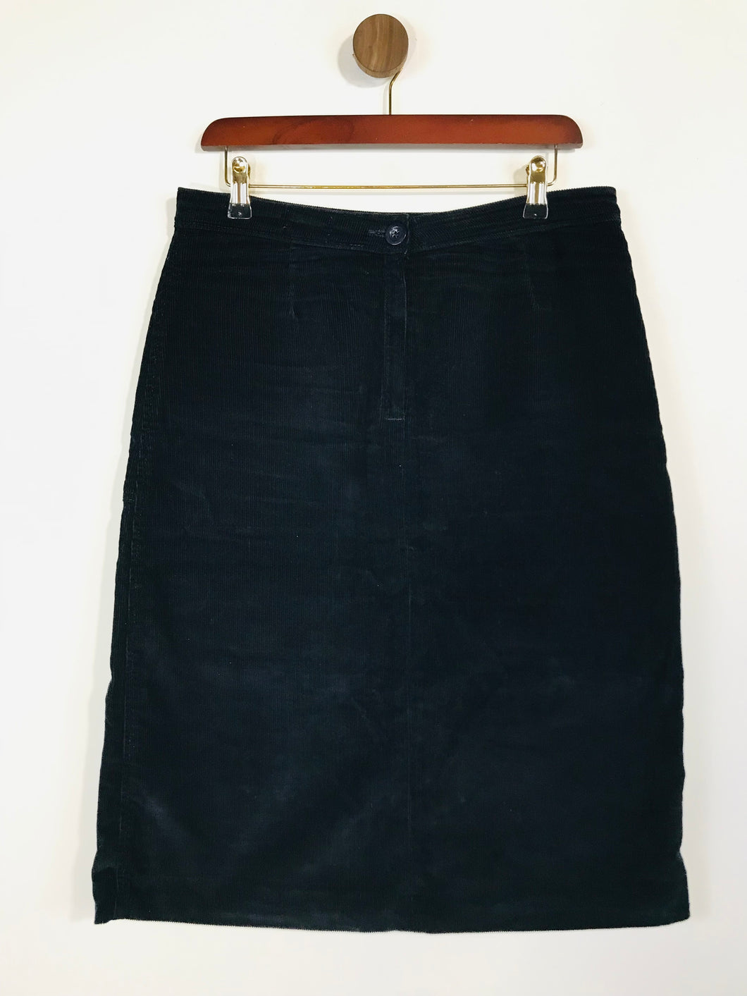 Jigsaw Women's Corduroy Pencil Skirt | UK12 | Blue