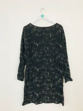 Load image into Gallery viewer, Des Petits Hauts Women’s Silk Shirt Dress | 3 UK12 | Black
