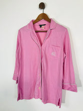 Load image into Gallery viewer, Lauren Ralph Lauren Women&#39;s Long Sleeve Lounge Button-Up Shirt | M UK10-12 | Pink
