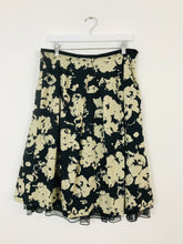Load image into Gallery viewer, Toast Womens Pleated Aline Midi Skirt | UK14 | Black and Cream
