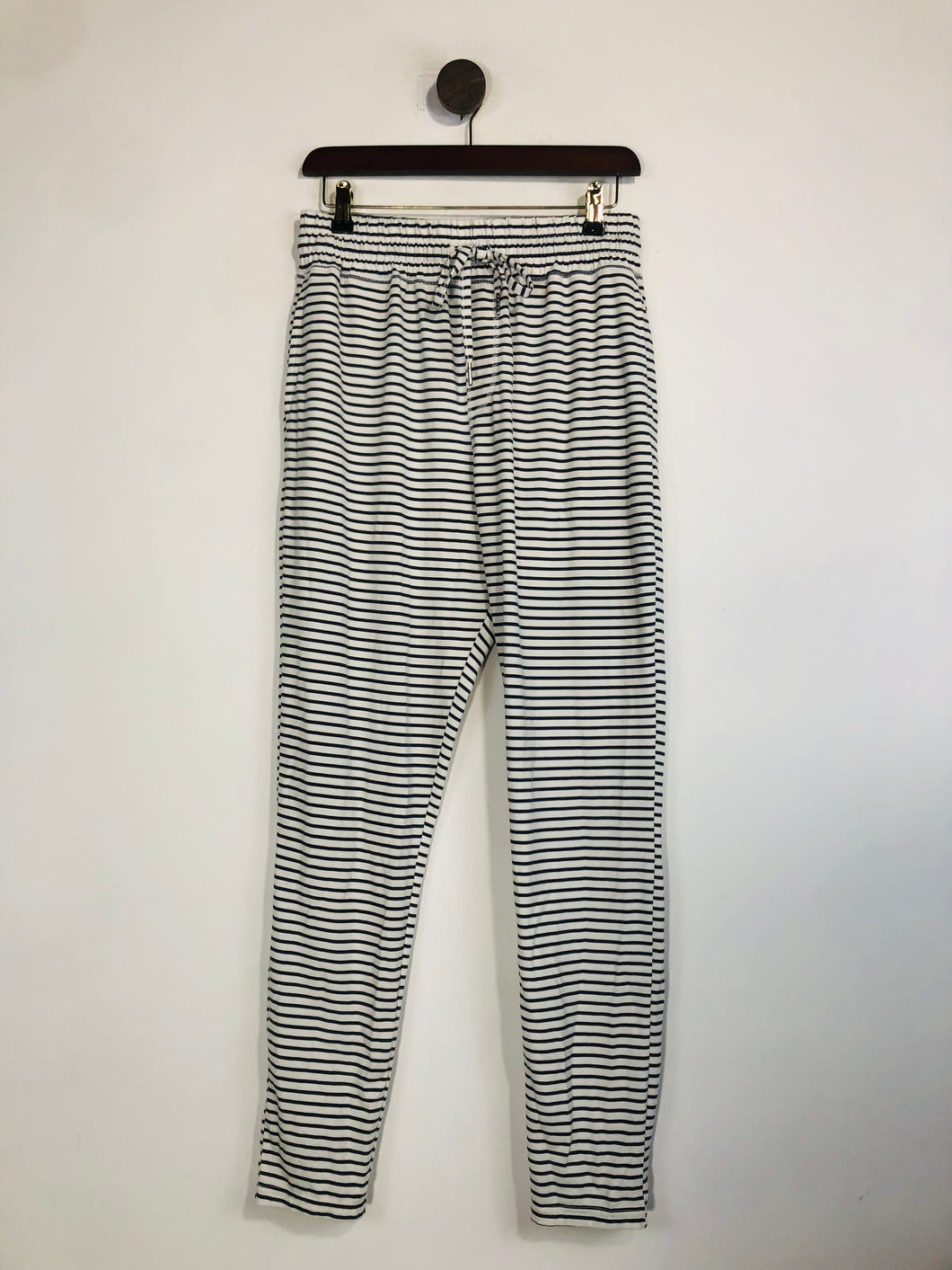 Cotton On Women's Striped Lounge Casual Trousers | S UK8 | White