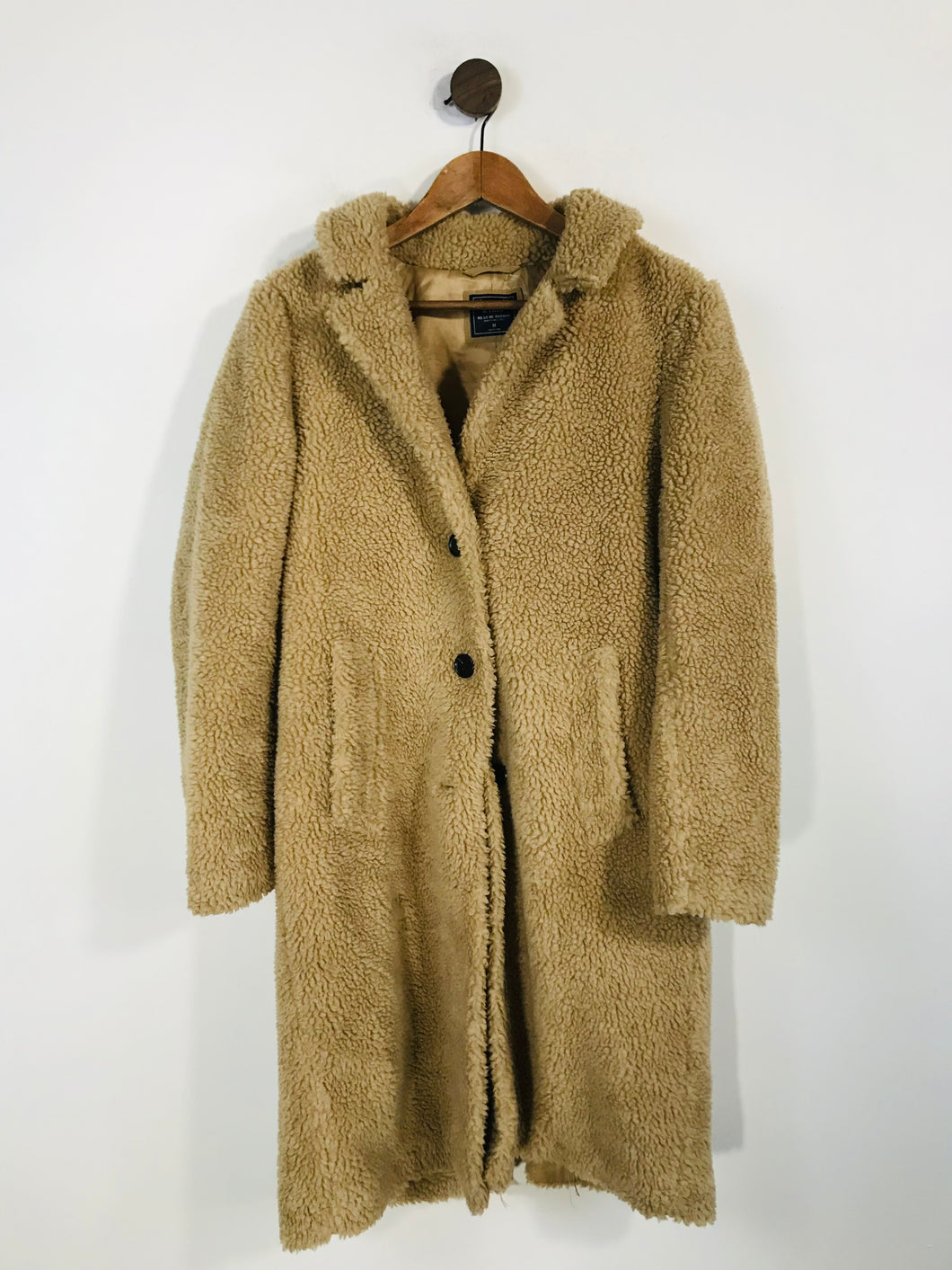 Abercrombie & Fitch Women's Overcoat Coat | M UK10-12 | Beige