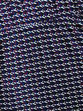 Load image into Gallery viewer, Tommy Hilfiger Women&#39;s Long Sleeve Monogram Print Wrap Dress | 6 UK10 | Blue
