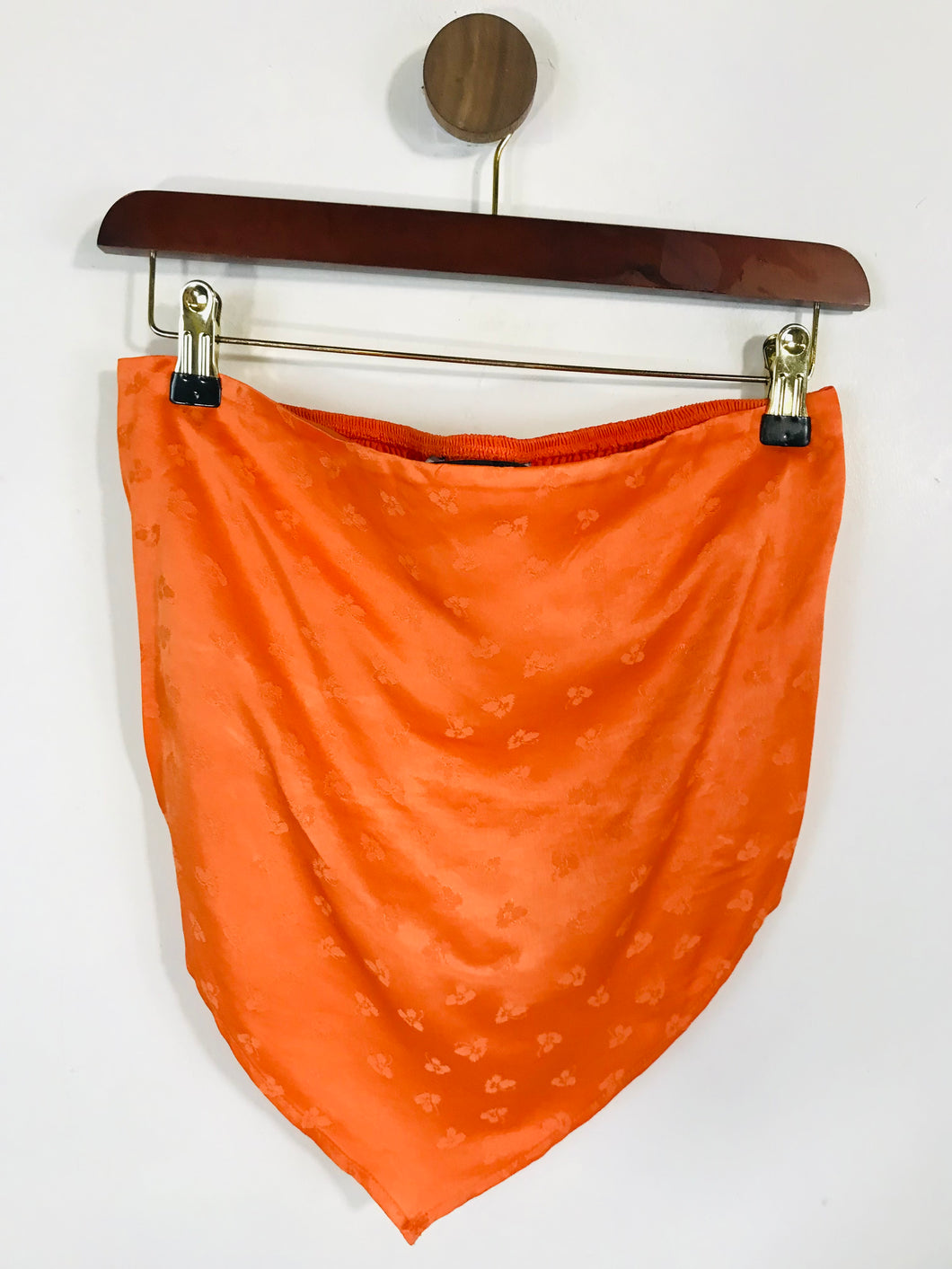 Zara Women's Wrap Bandeau Tank Top | S UK8 | Orange