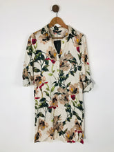 Load image into Gallery viewer, Zara Women&#39;s Floral Shirt Dress NWT | S UK8 | Multicolour
