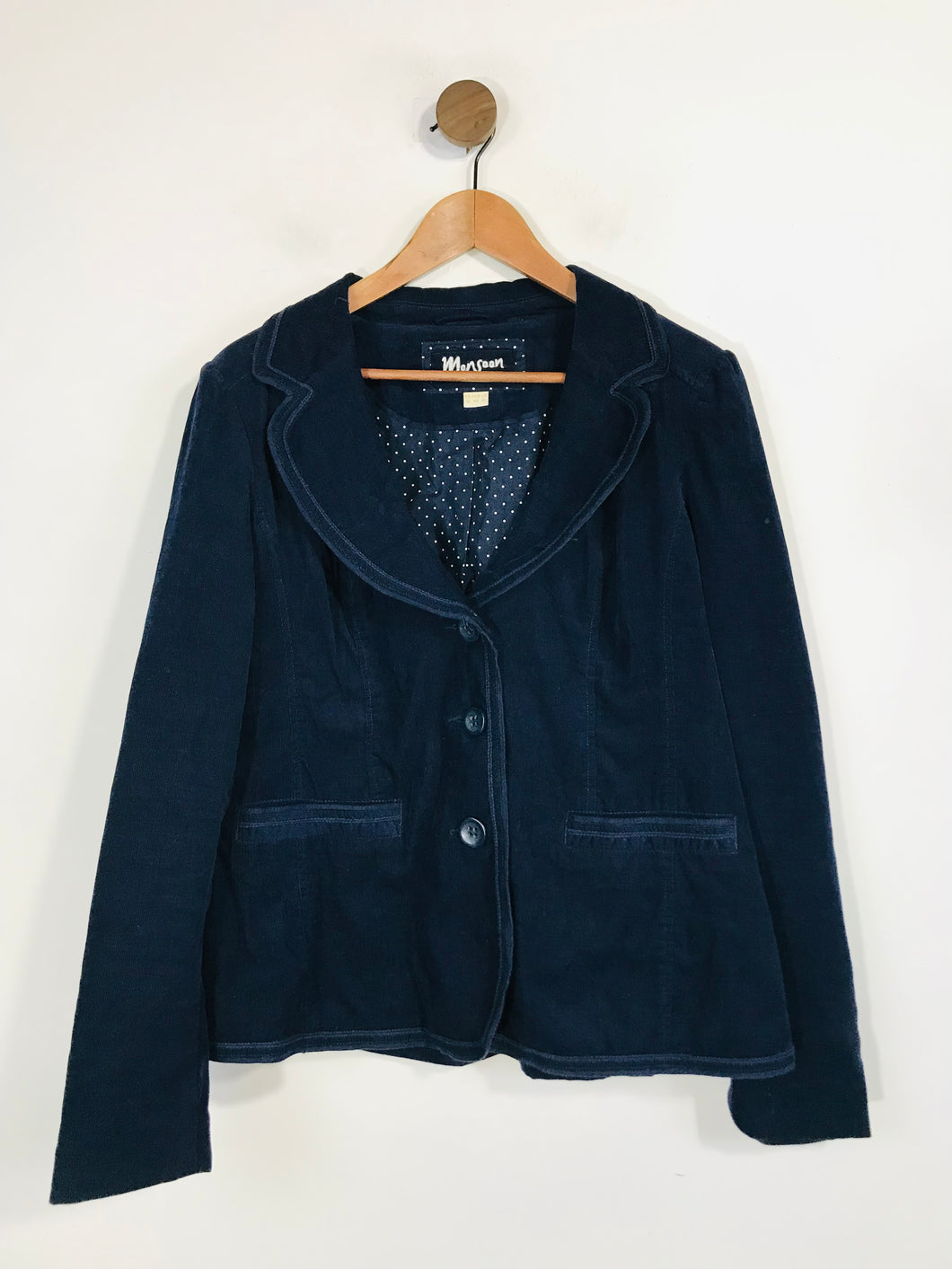 Monsoon Women's Corduroy Blazer Jacket | UK18 | Blue