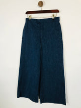 Load image into Gallery viewer, Zara Women&#39;s Denim Look Culottes Trousers | XS UK6-8 | Blue

