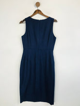 Load image into Gallery viewer, L.K. Bennett Women&#39;s Wool Smart Sheath Dress | UK14 | Blue
