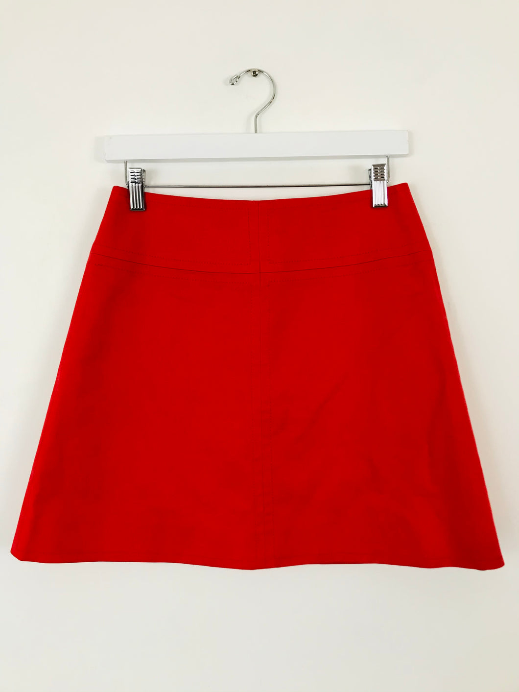 Boutique by Jaeger Women’s A-Line Denim Mini Skirt | UK8 | Red