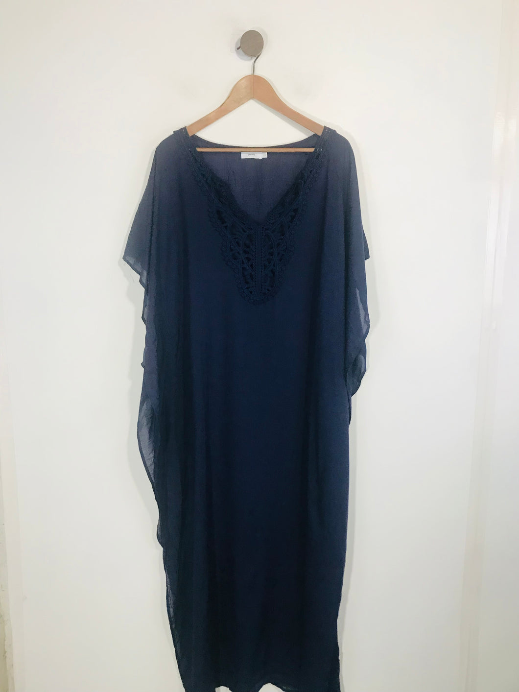 John Lewis Women's Kaftan Maxi Dress | M UK10-12 | Blue