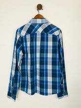 Load image into Gallery viewer, Hollister Men&#39;s Cotton Check Button-Up Shirt | S | Blue
