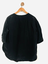 Load image into Gallery viewer, AllSaints Women&#39;s Silk Blend Blouse | UK10 | Black
