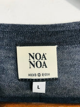 Load image into Gallery viewer, Noa Noa Women&#39;s Striped Cardigan | L UK14 | Blue
