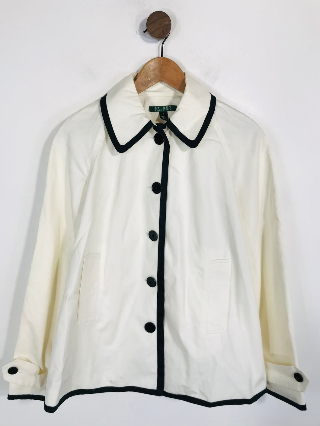 Lauren Ralph Lauren Women's Jacket Overcoat | S UK8 | White